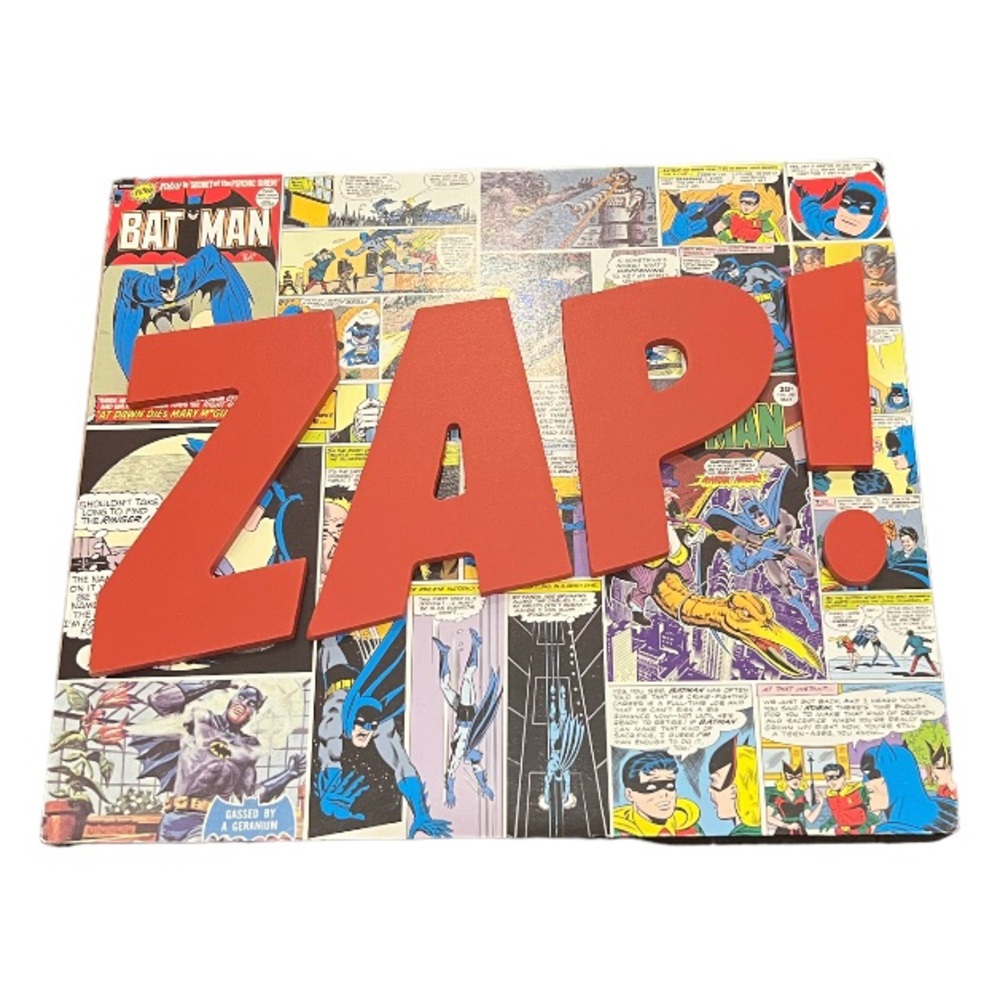 3d ZAP DC Batman comics wall art
